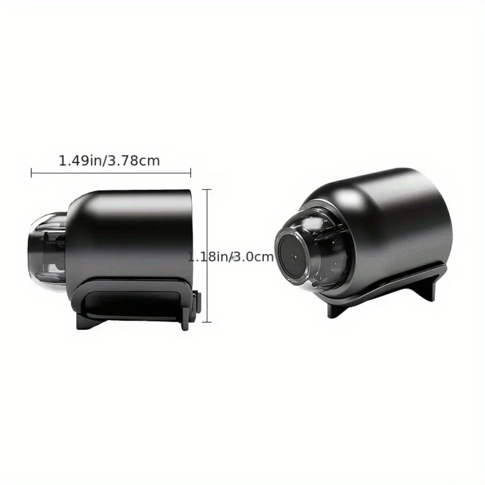 Mini WiFi Hidden Camera with Stand - 1pc, Compact 1080p Surveillance Cam, USB-Powered, Non-Waterproof, Ideal for Home, Office