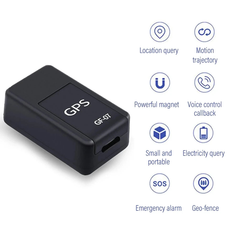 GPS Positioner GF-07 Accurate and Convenient Small Positioner Easy to Install in Car Vehicles Remote and Accurate Positioning Mo