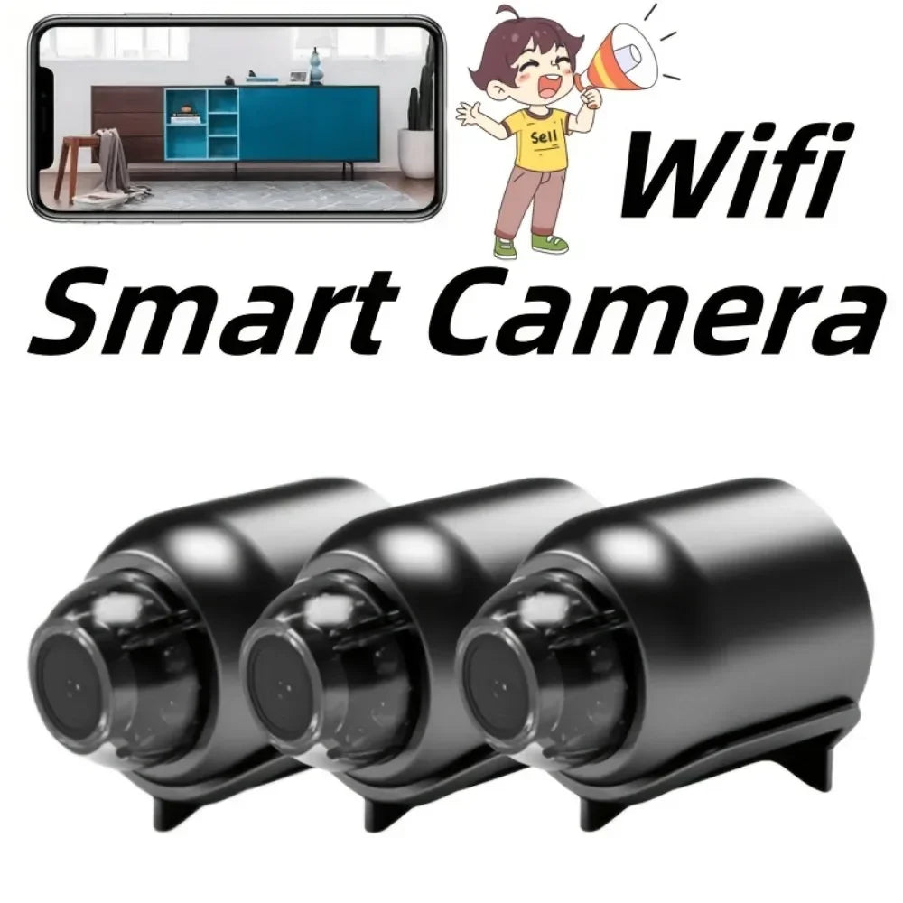 Mini WiFi Hidden Camera with Stand - 1pc, Compact 1080p Surveillance Cam, USB-Powered, Non-Waterproof, Ideal for Home, Office
