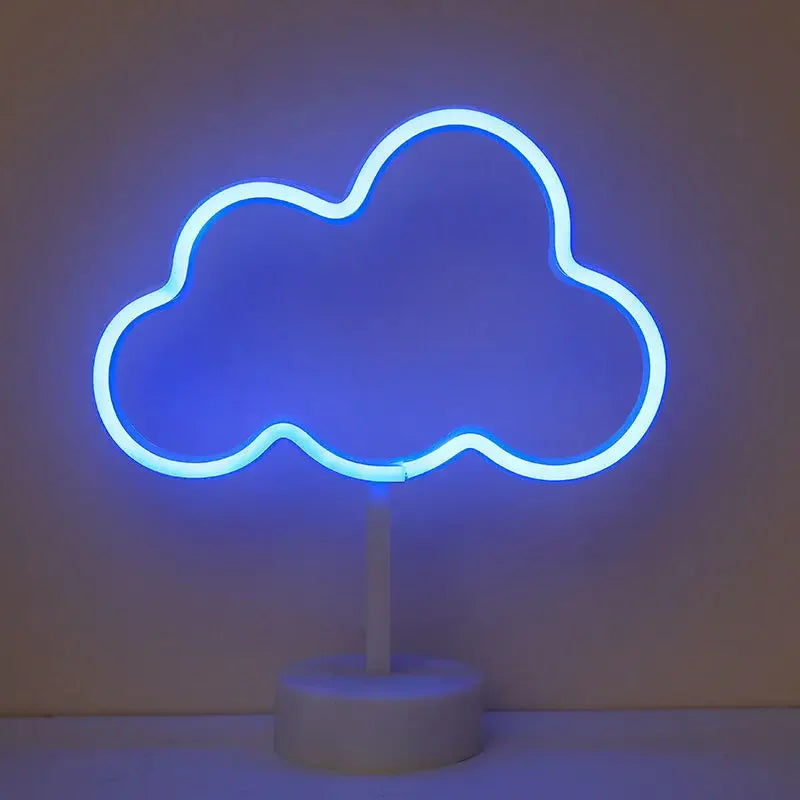 LED Flamingo Neon Sign with Base - USB & Battery Powered Night Light, Bedside Table Lamp for Bedroom Living Room USB Gadgets