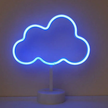 LED Flamingo Neon Sign with Base - USB & Battery Powered Night Light, Bedside Table Lamp for Bedroom Living Room USB Gadgets