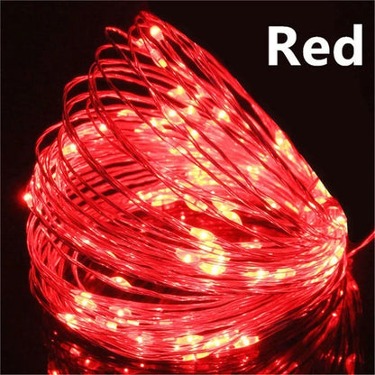 Fairy Lights Battery Operated 10m String Lights Twinkle Christmas Lights Indoor Decorative Mini Lights for Home Festival Decor