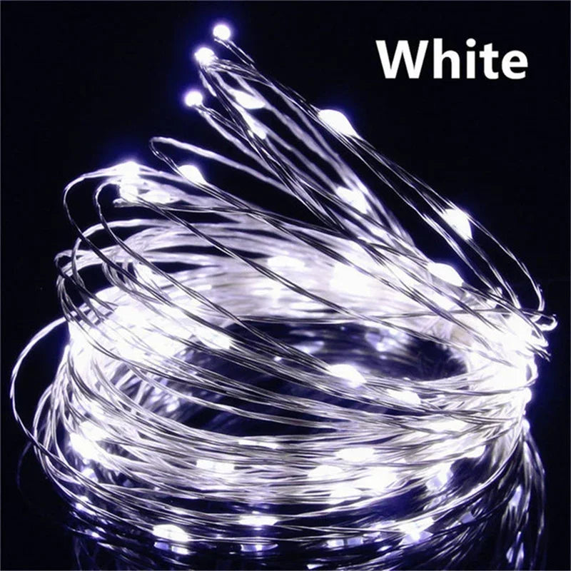 Fairy Lights Battery Operated 10m String Lights Twinkle Christmas Lights Indoor Decorative Mini Lights for Home Festival Decor