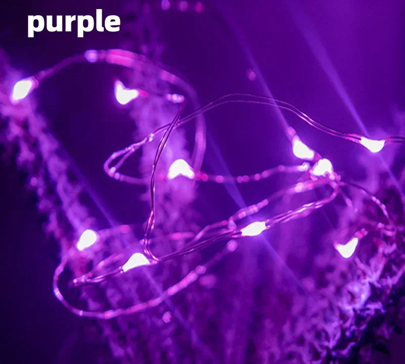 Fairy Lights Battery Operated 10m String Lights Twinkle Christmas Lights Indoor Decorative Mini Lights for Home Festival Decor