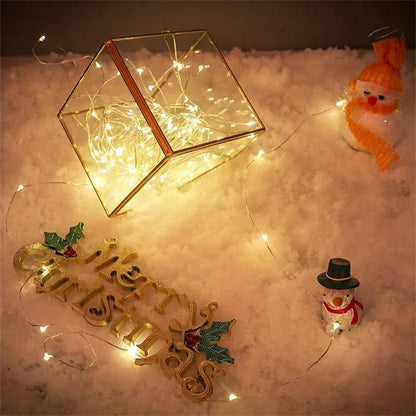 Fairy Lights Battery Operated 10m String Lights Twinkle Christmas Lights Indoor Decorative Mini Lights for Home Festival Decor