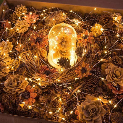 Fairy Lights Battery Operated 10m String Lights Twinkle Christmas Lights Indoor Decorative Mini Lights for Home Festival Decor